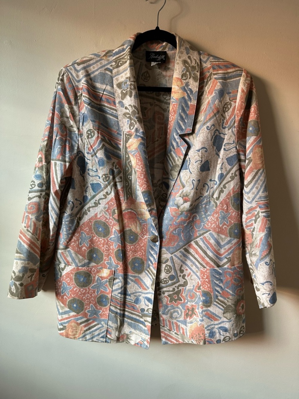 Vintage Radcliffe Funky Bohemian Blazer
